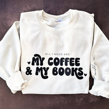 Cargar imagen en el visor de la galería, Coffee & Books Sudadera