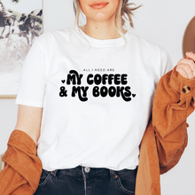 Cargar imagen en el visor de la galería, Coffee & Books Playera