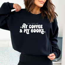 Cargar imagen en el visor de la galería, Coffee & Books Sudadera