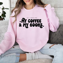 Cargar imagen en el visor de la galería, Coffee & Books Sudadera