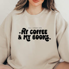 Cargar imagen en el visor de la galería, Coffee & Books Sudadera
