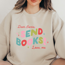 Cargar imagen en el visor de la galería, Dear Santa, send books! Sudadera
