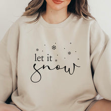 Cargar imagen en el visor de la galería, Let it snow Sudadera
