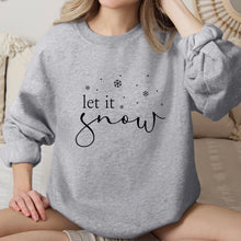 Cargar imagen en el visor de la galería, Let it snow Sudadera