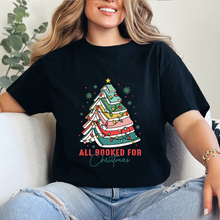 Cargar imagen en el visor de la galería, All booked for Christmas Playera