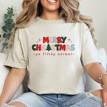 Cargar imagen en el visor de la galería, Merry Christmas Playera