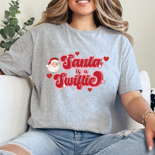 Cargar imagen en el visor de la galería, Santa is a Swiftie RED Playera