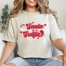 Cargar imagen en el visor de la galería, Santa is a Swiftie RED Playera