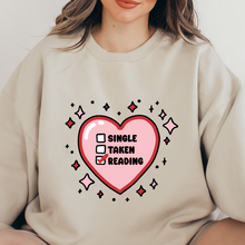 Cargar imagen en el visor de la galería, Single, Taken, Reading Sudadera