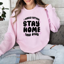 Cargar imagen en el visor de la galería, Stay home and read Sudadera
