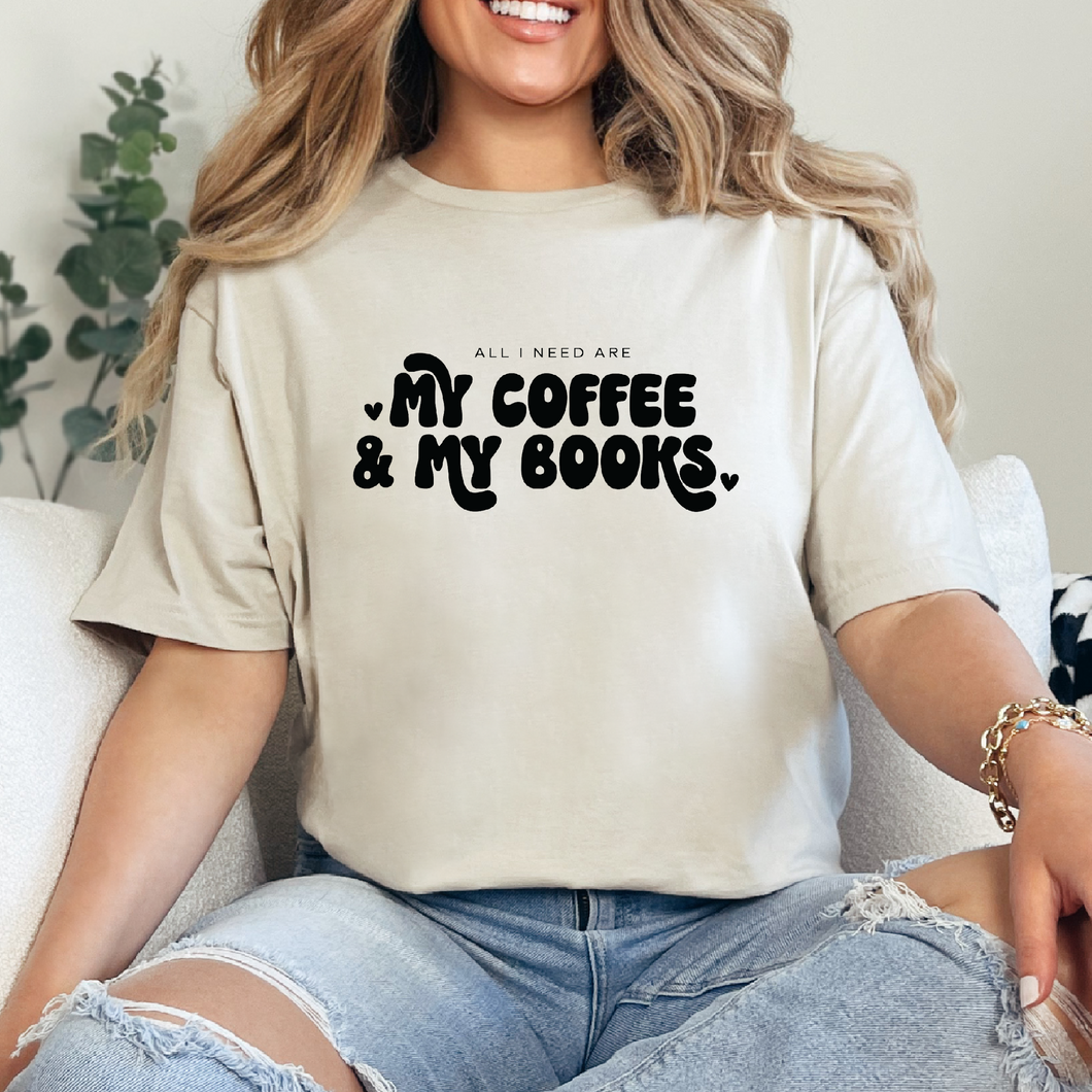 Coffee & Books Playera