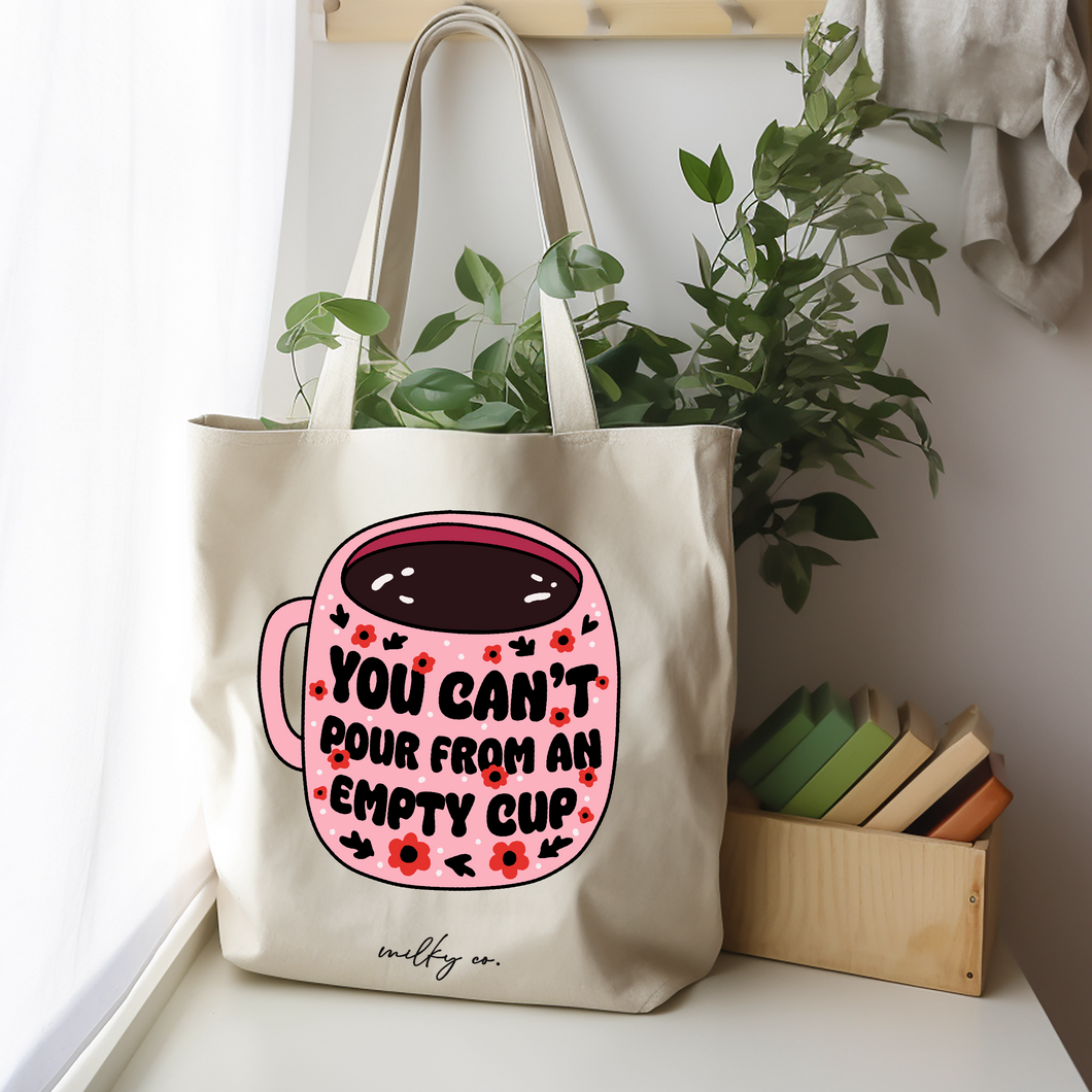 Empty Cup Tote Bag / Bolsa