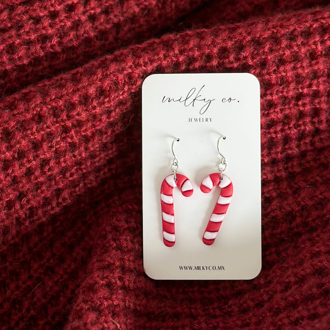 Candy Canes Aretes