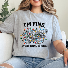 Cargar imagen en el visor de la galería, I&#39;m Fine, everything is fine Playera
