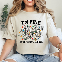 Cargar imagen en el visor de la galería, I&#39;m Fine, everything is fine Playera
