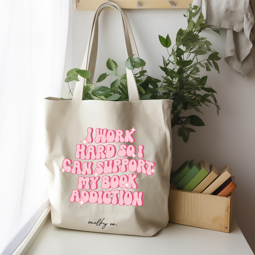 I work hard Tote Bag / Bolsa