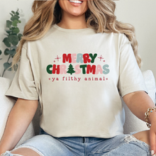 Cargar imagen en el visor de la galería, Merry Christmas Playera
