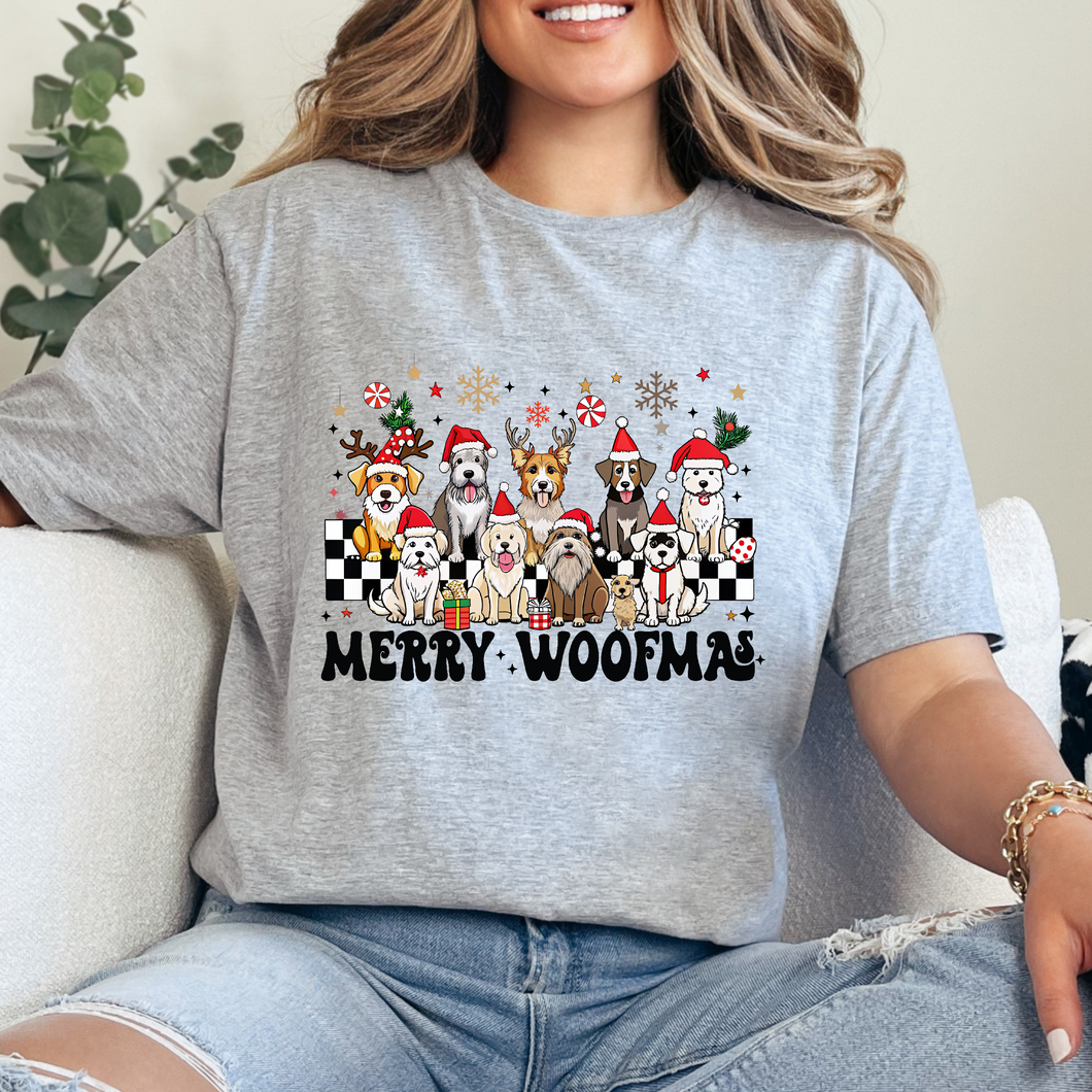 Merry Woofmas Playera