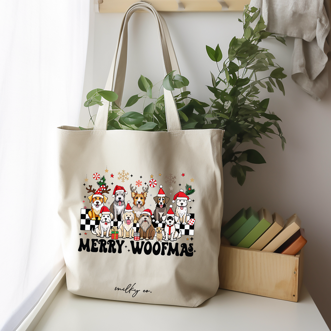 Merry Woofmas Tote Bag / Bolsa