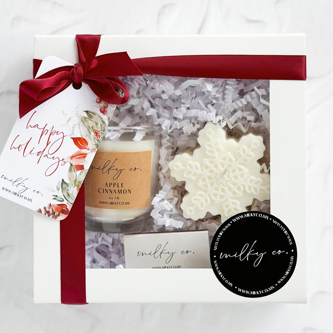 Mini Candle & Snowflake Gift Box