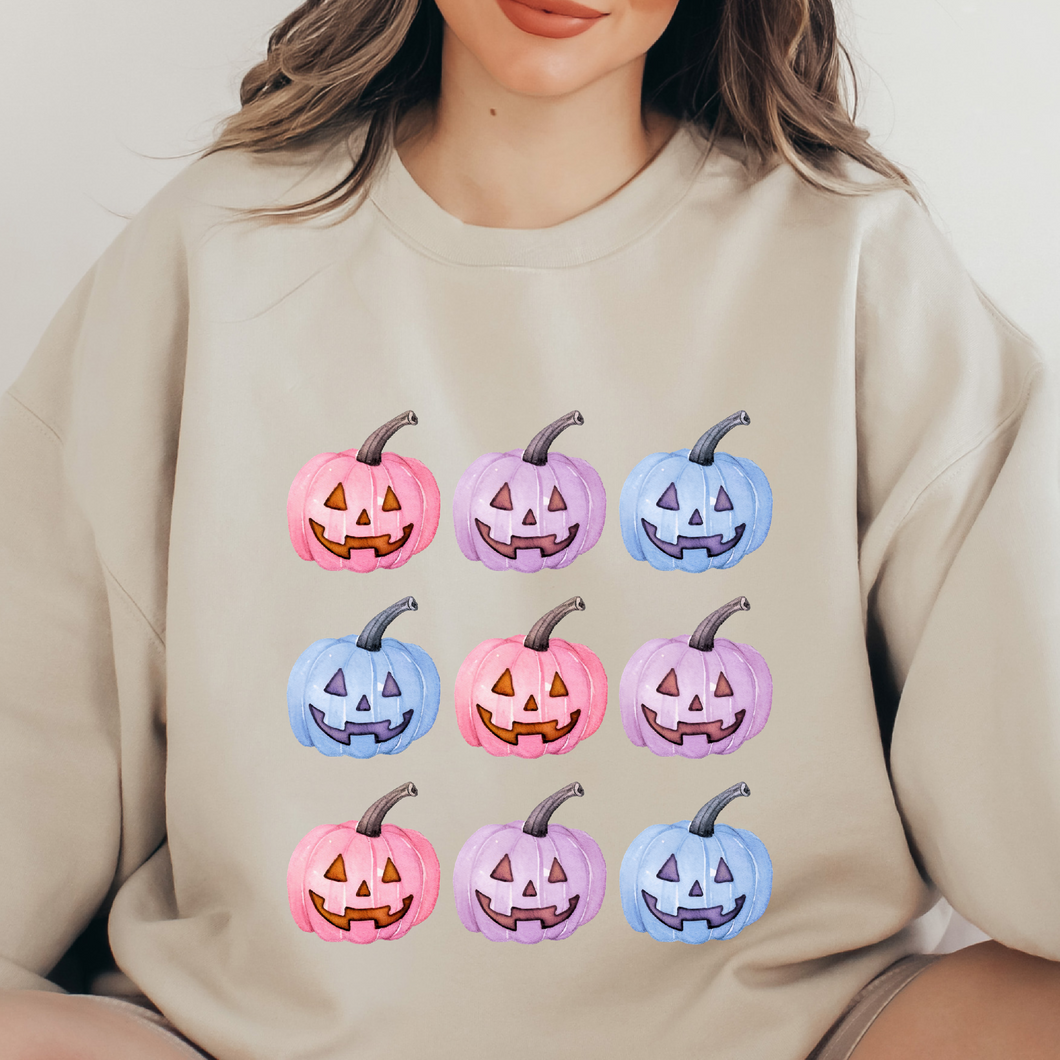 Pastel pumpkins Sudadera