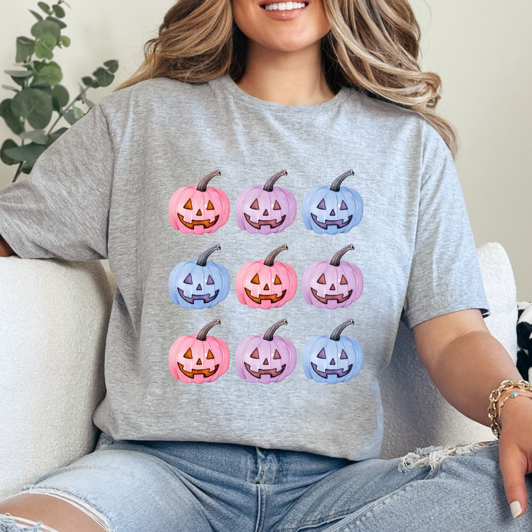 Pastel pumpkins Playera