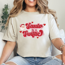 Cargar imagen en el visor de la galería, Santa is a Swiftie RED Playera
