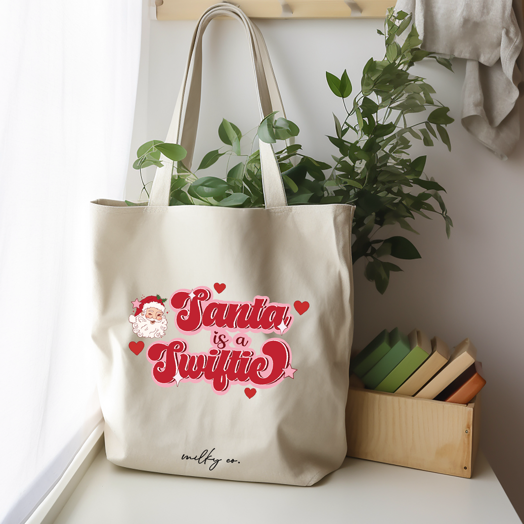 Santa is a swiftie RED Tote Bag / Bolsa