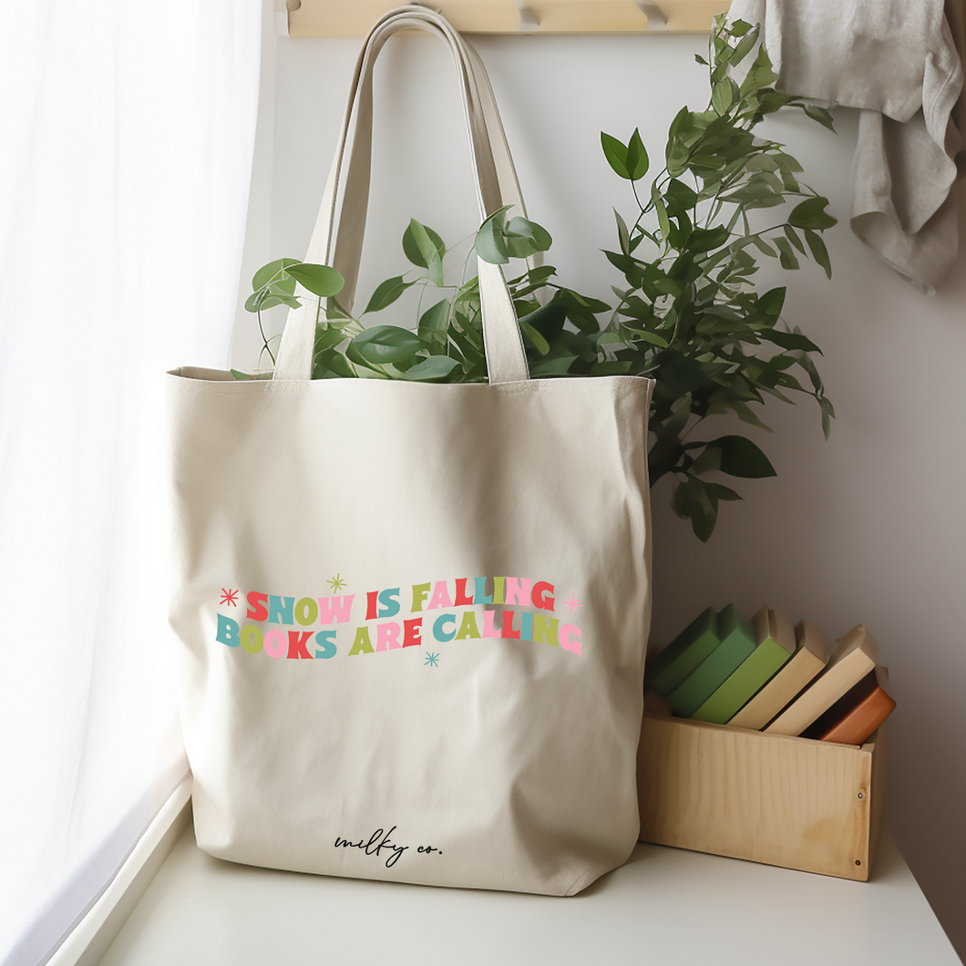 Snow is falling Tote Bag / Bolsa