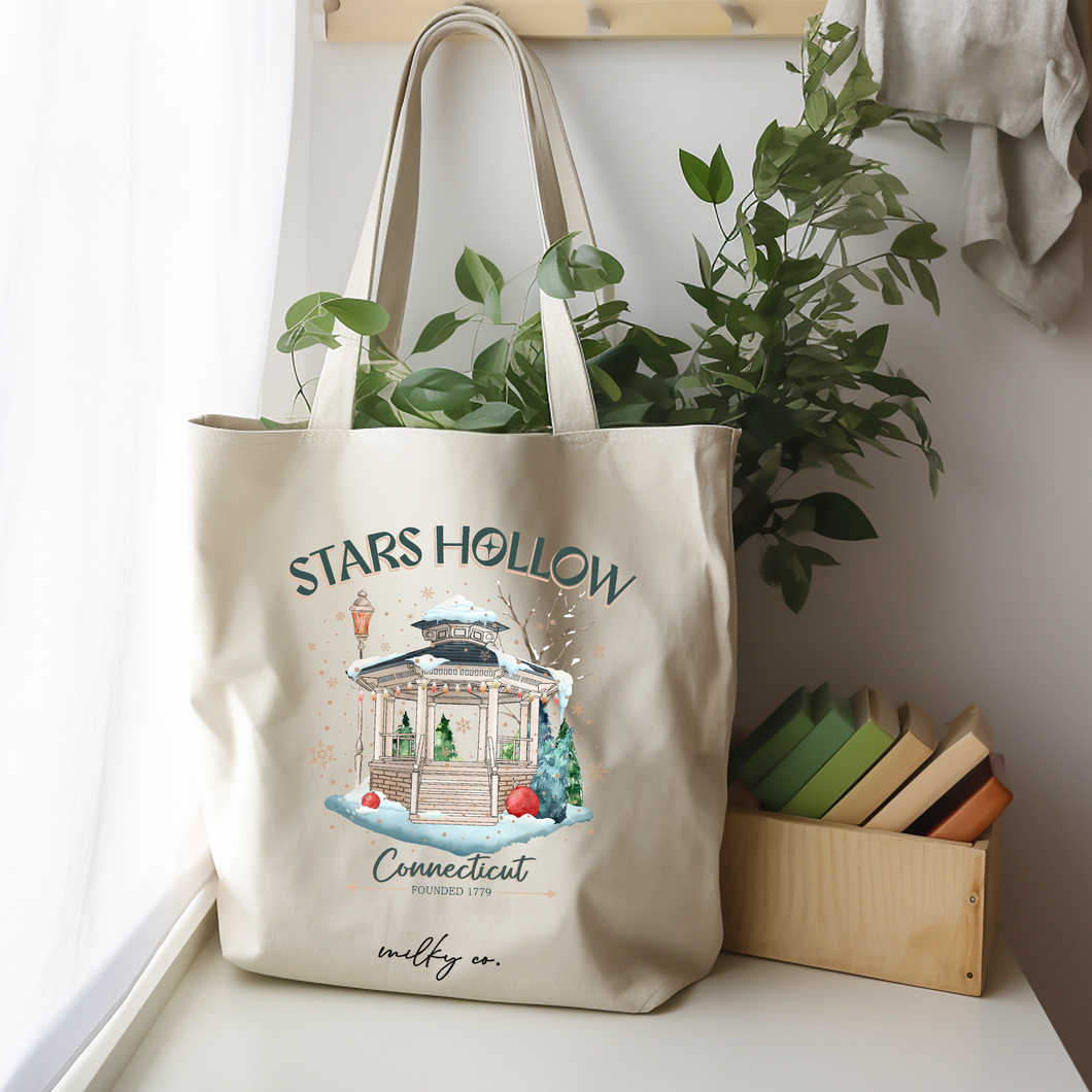 Stars Hollow winter Tote Bag / Bolsa