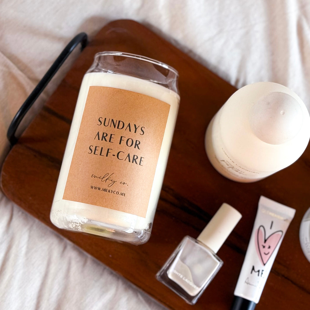 Sundays are for self-care Vela Aromática