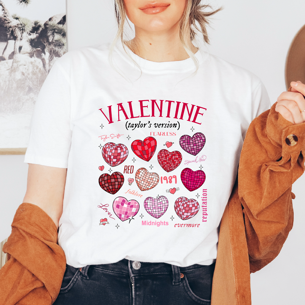 Taylor's version V-day Playera